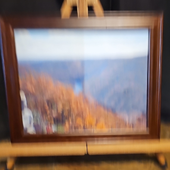 Brown Framed Landscape Wall Art - Picture 7 of 8